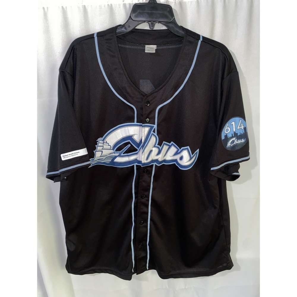 Columbus Clippers Baseball CBUS‎ MILB SGA  Jersey #1 Size XL Black